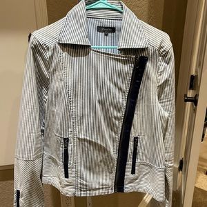 EUC Anthropologie Level 99 striped jacket